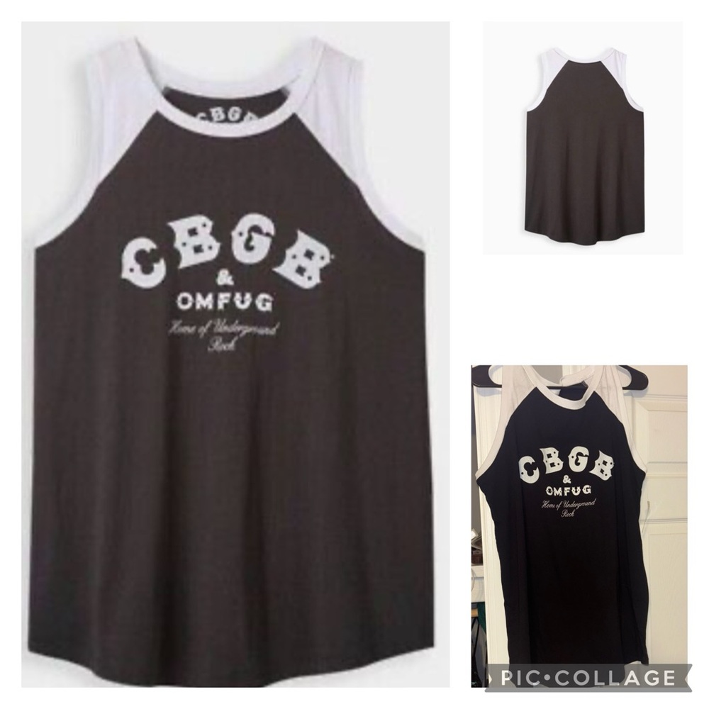 Torrid size 2 CBGB tank nwt